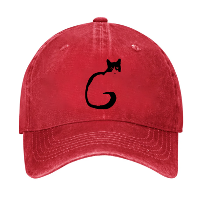 Cat Vintage Cotton Cap