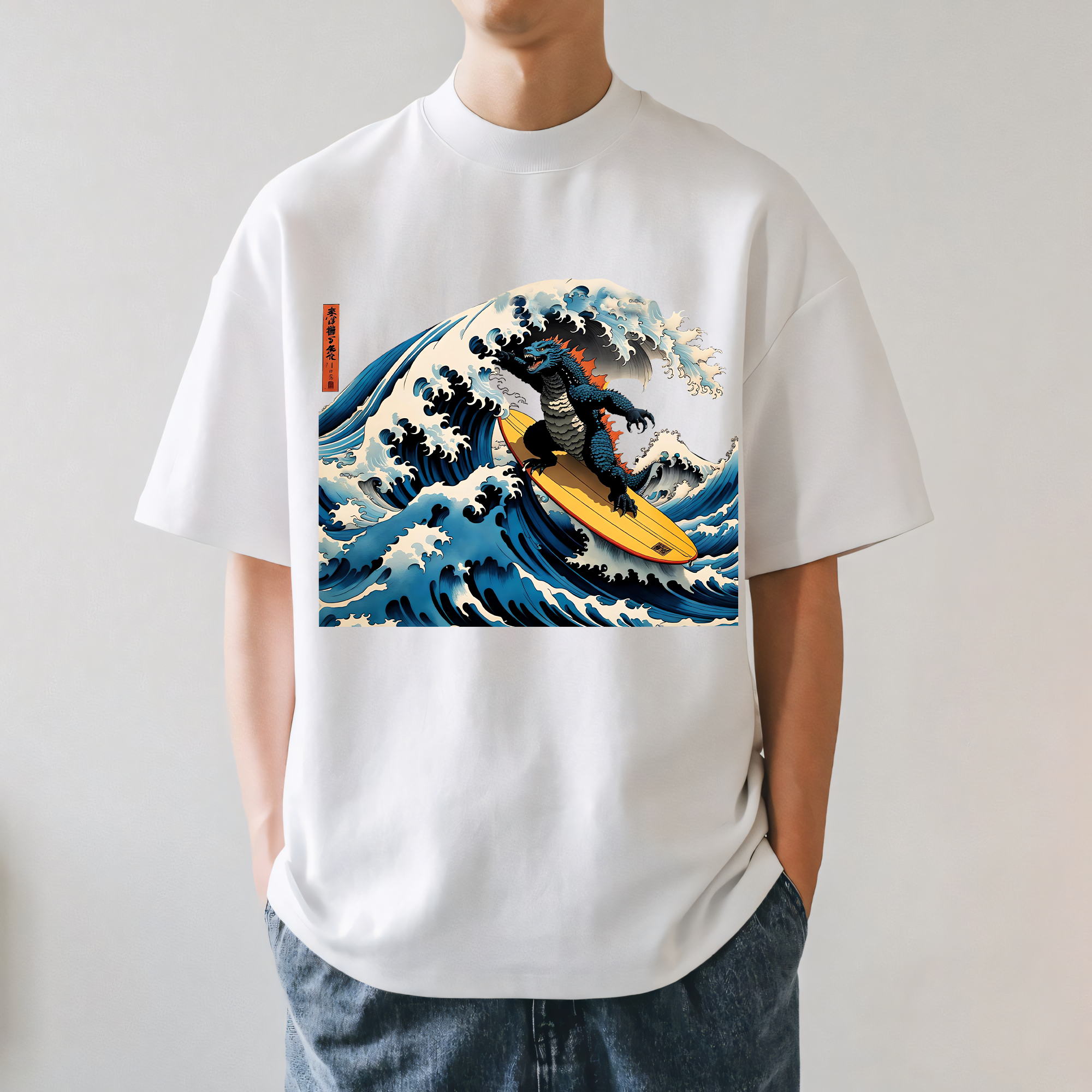 Godzilla Japanese Style Classic Tee