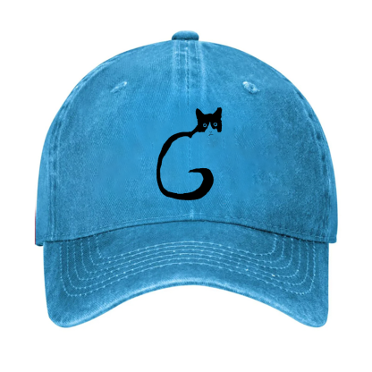 Cat Vintage Cotton Cap
