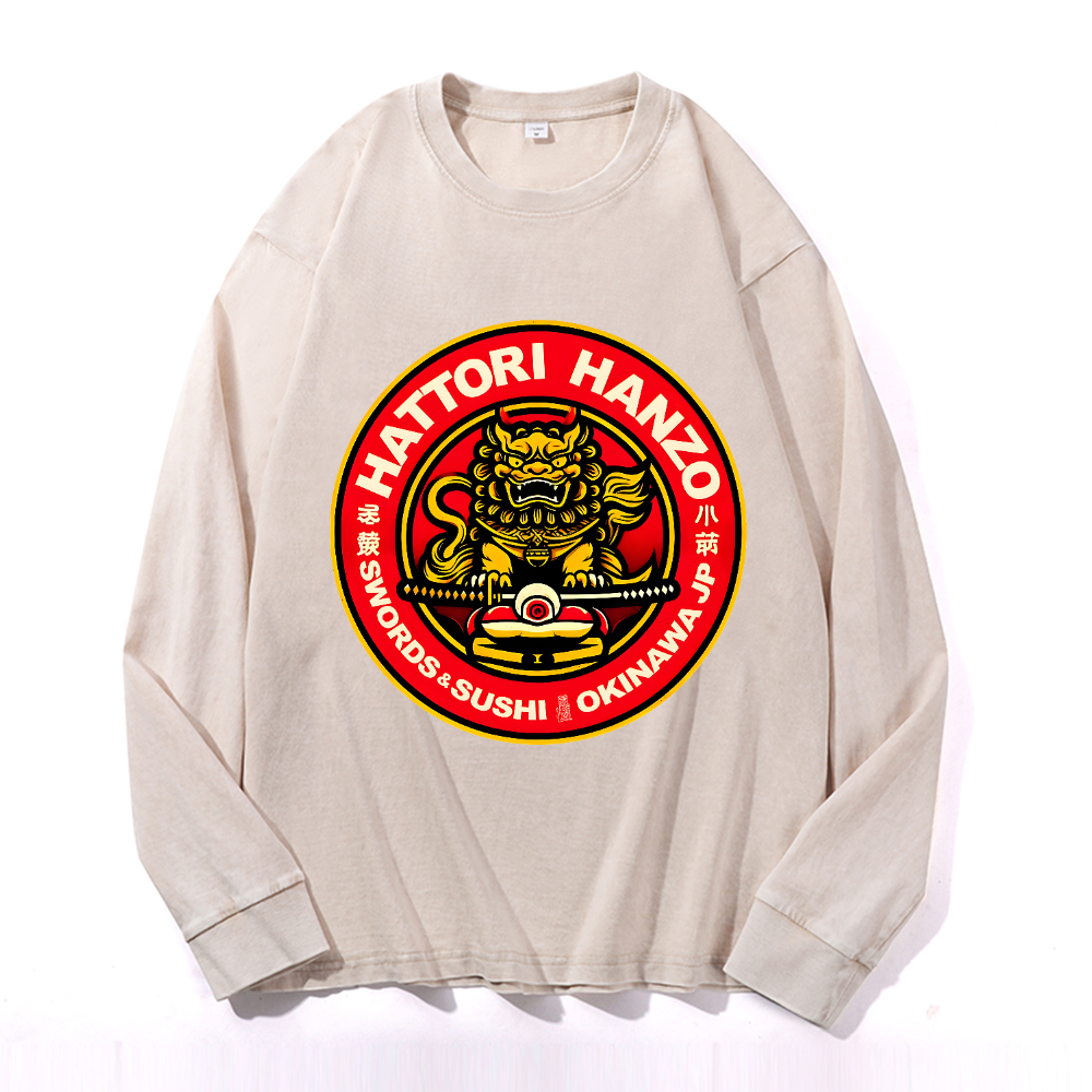 Vintage Cotton Wash Crewneck Sweatshirt