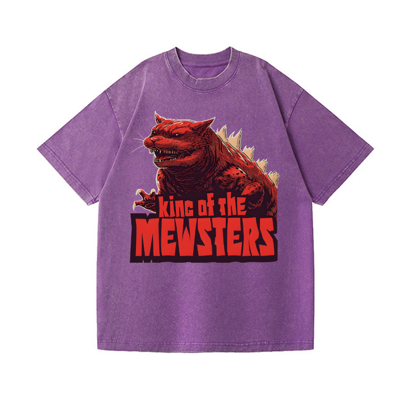 Catzilla Cat Godzilla Vintage Wash Japanese Design T-Shirt