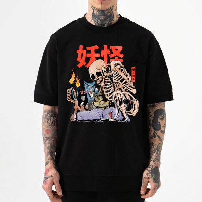 A Mysterious Group of Japanese Yokai Japanese Style Classic Tee