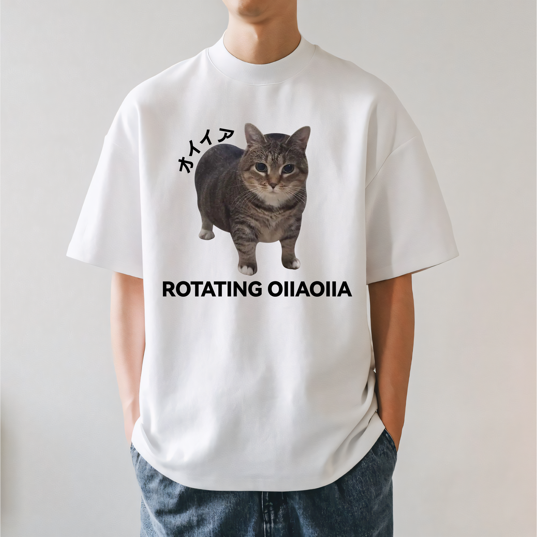OIIA Cat Japanese Style Classic Tee