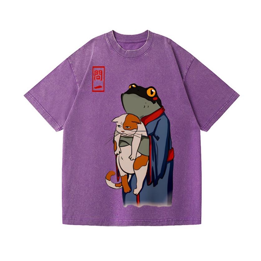 Vintage Wash Japanese Design T-Shirt