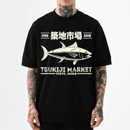 Tsukiji Market Japanese Style Classic Tee