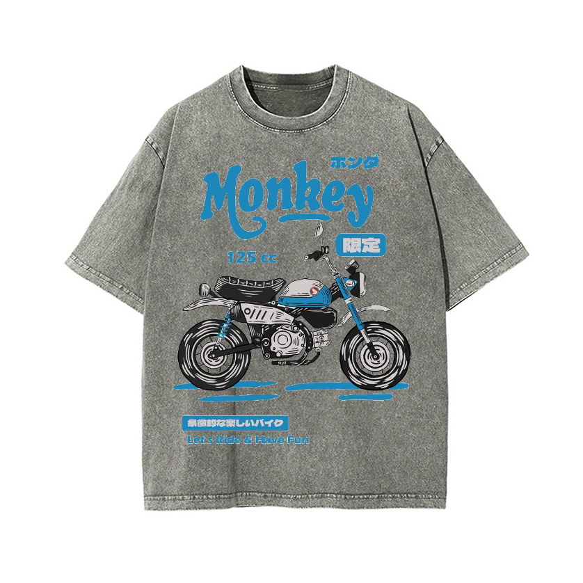 Vintage Wash Japanese Design T-Shirt