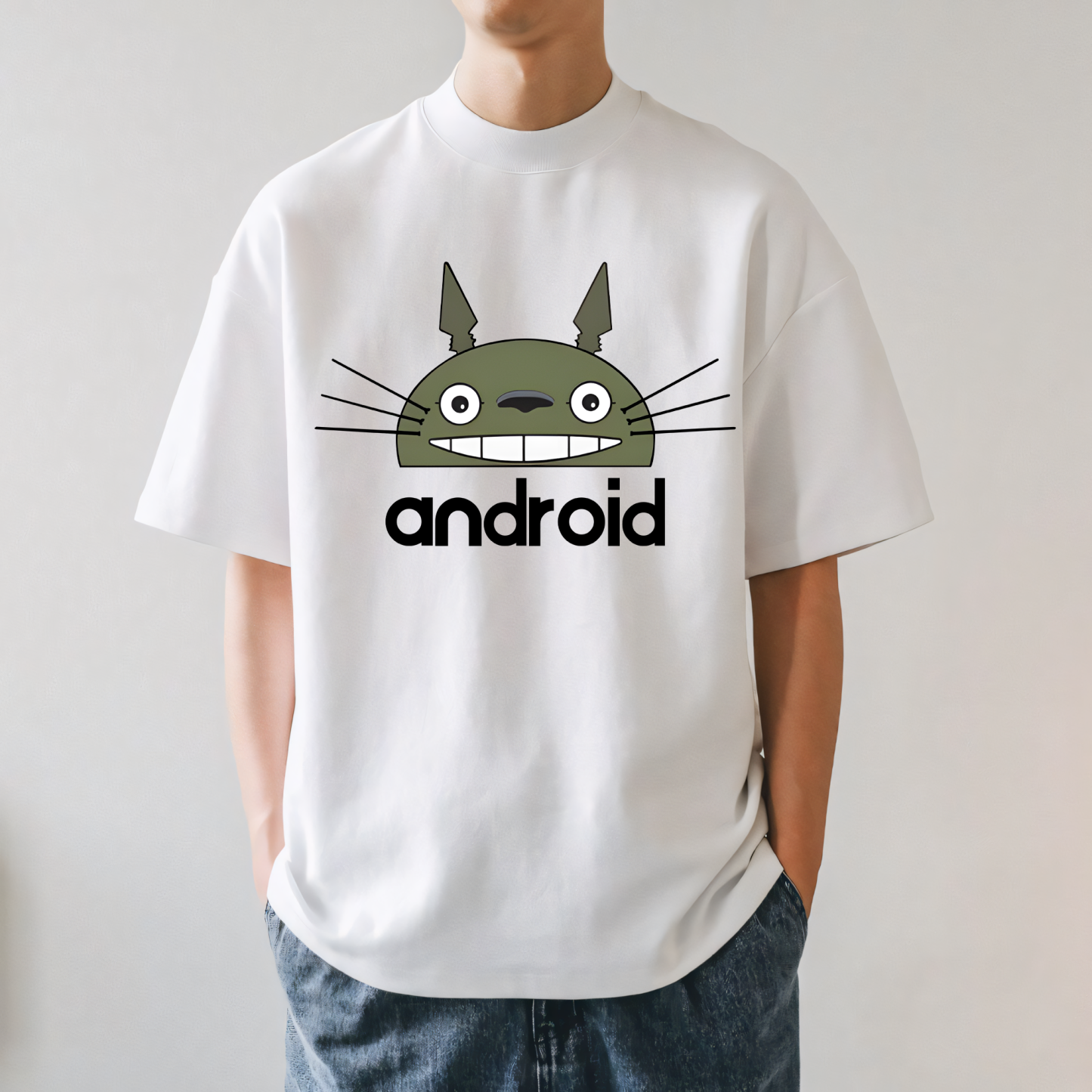 Ghibli Totoro Android Japanese Style Classic Tee