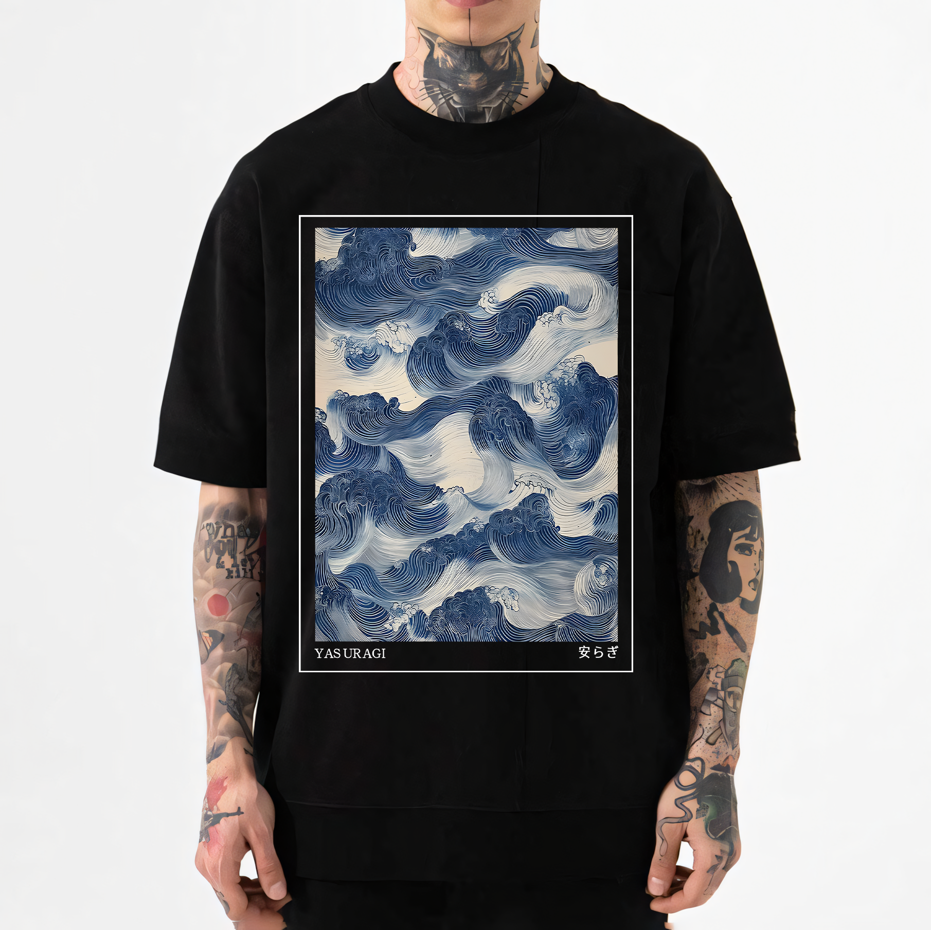 Yasuragi Wave Japanese Style Classic Tee