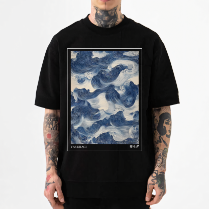 Yasuragi Wave Japanese Style Classic Tee