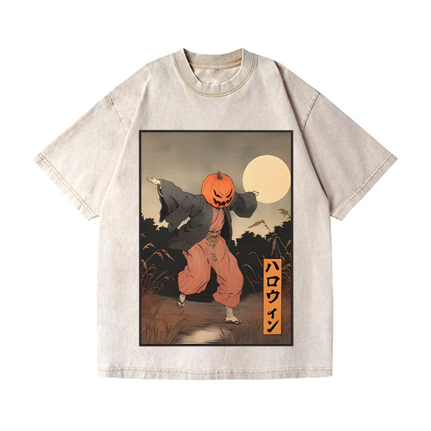 Vintage Wash Japanese Design T-Shirt