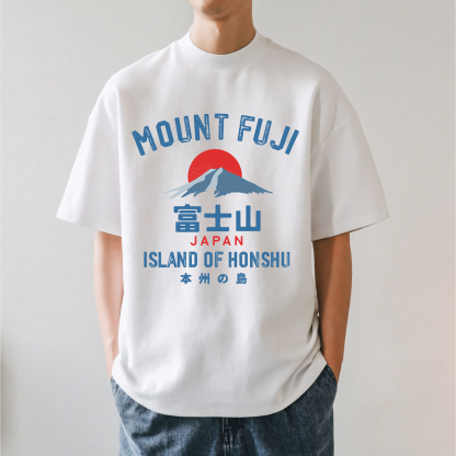 Mountain Fuji Japanese Style Classic Tee