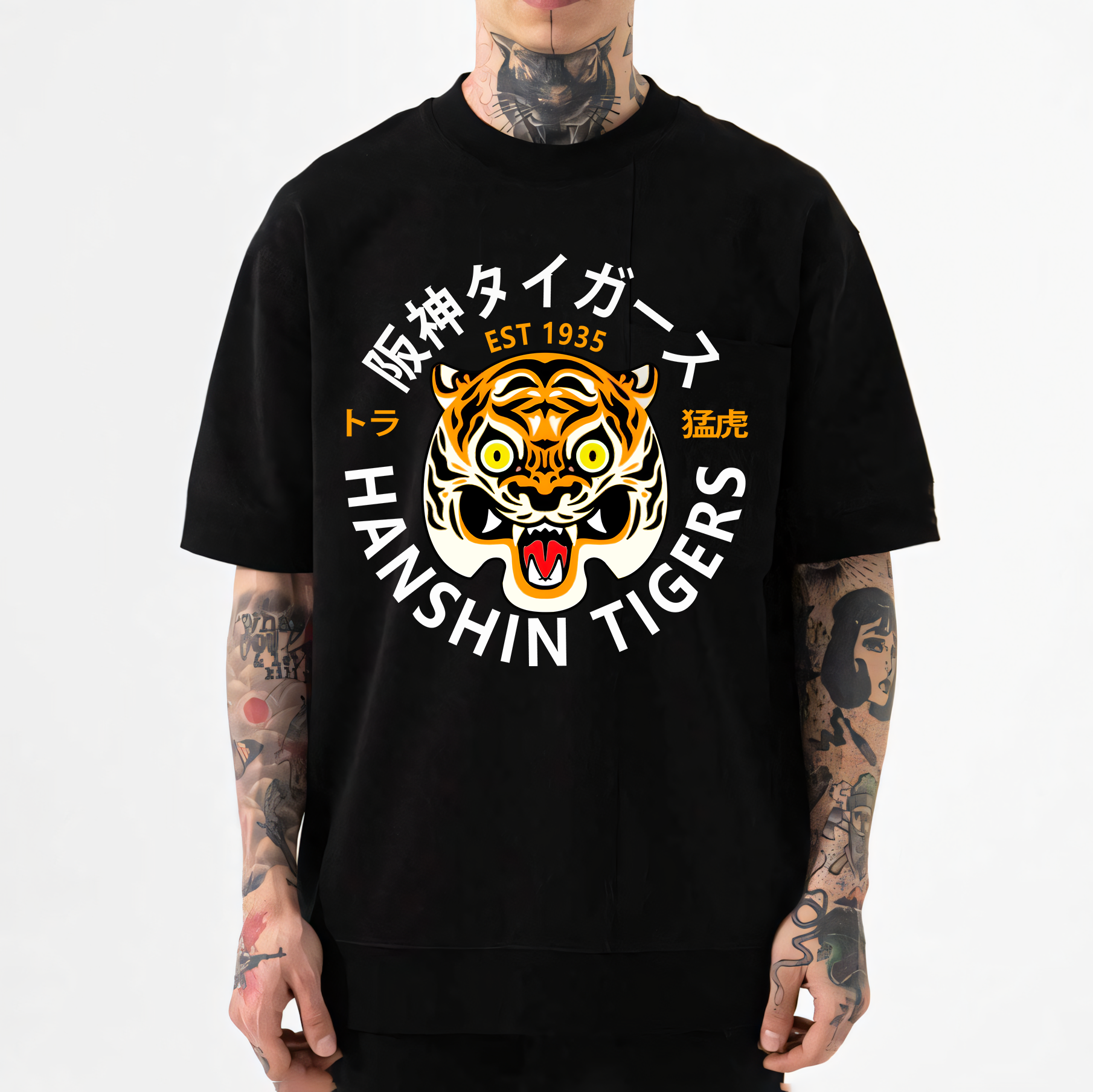 Hanshin Tigers Japanese Style Classic Tee