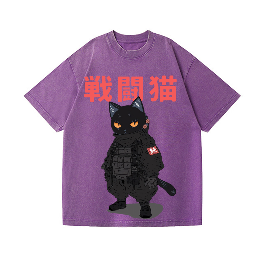 Vintage Wash Japanese Design T-Shirt