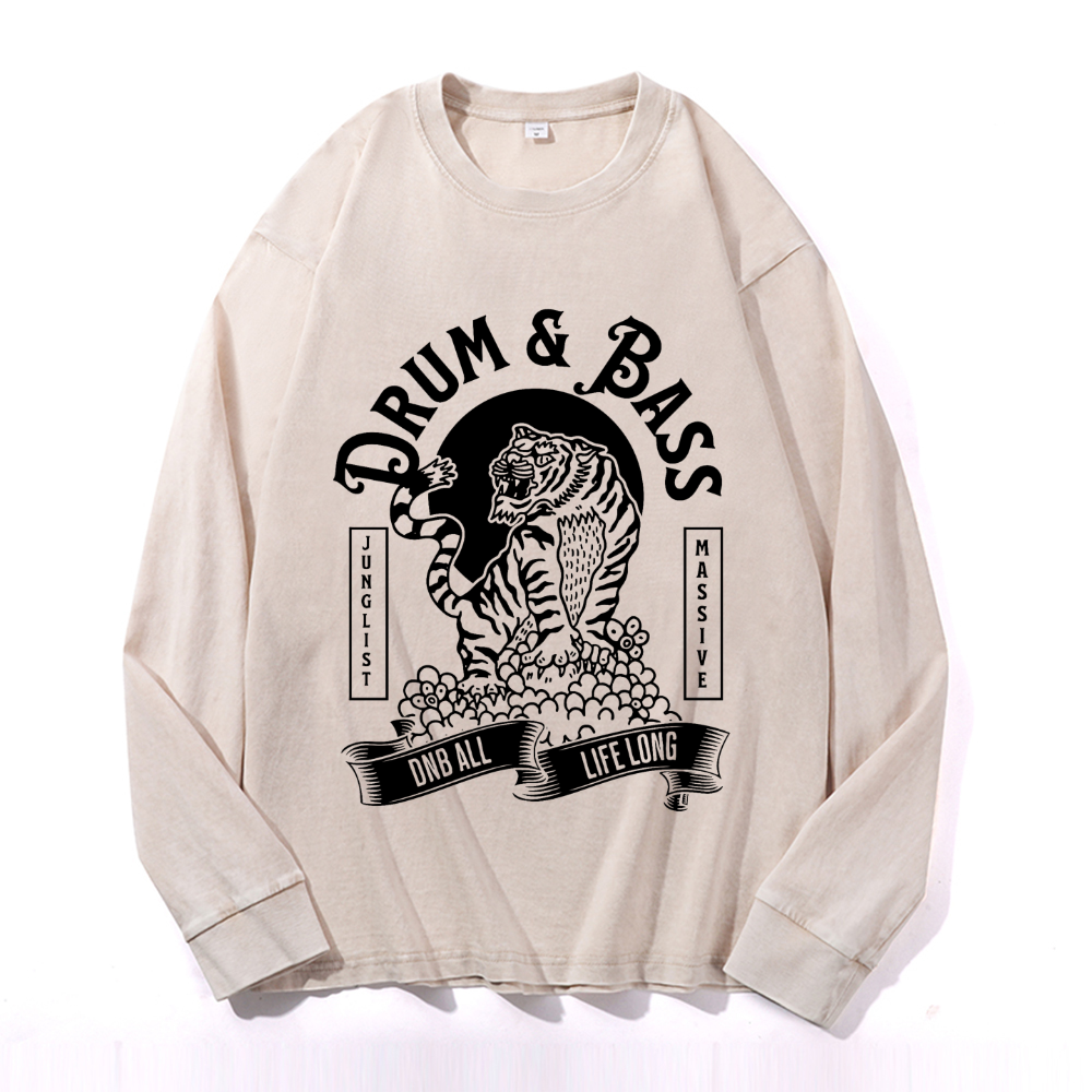Vintage Cotton Wash Crewneck Sweatshirt