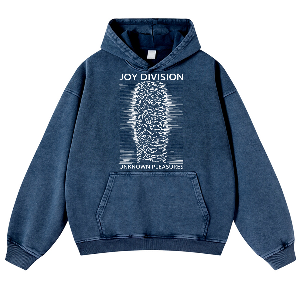 Joy Division Vintage Washed Thick Cotton Hoodie