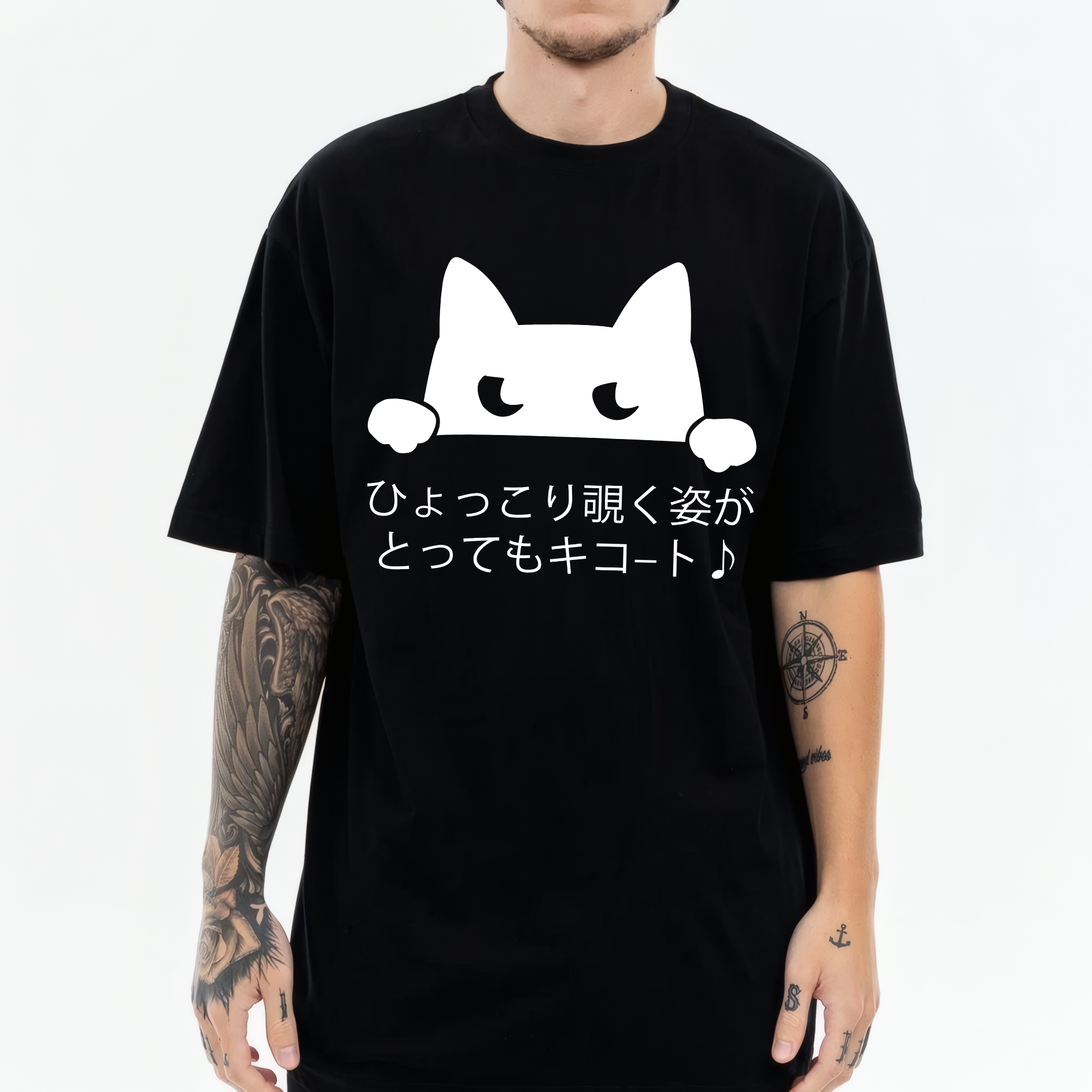 Cat Japanese Style Classic Tee