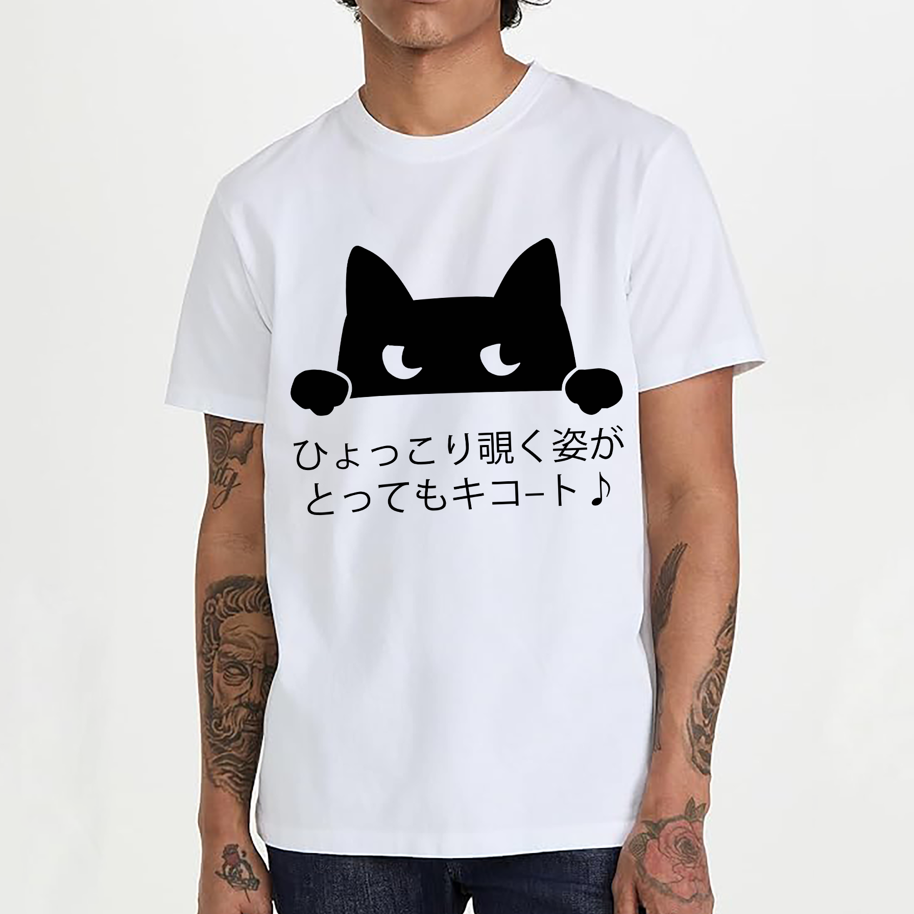 Cat Japanese Style Classic Tee
