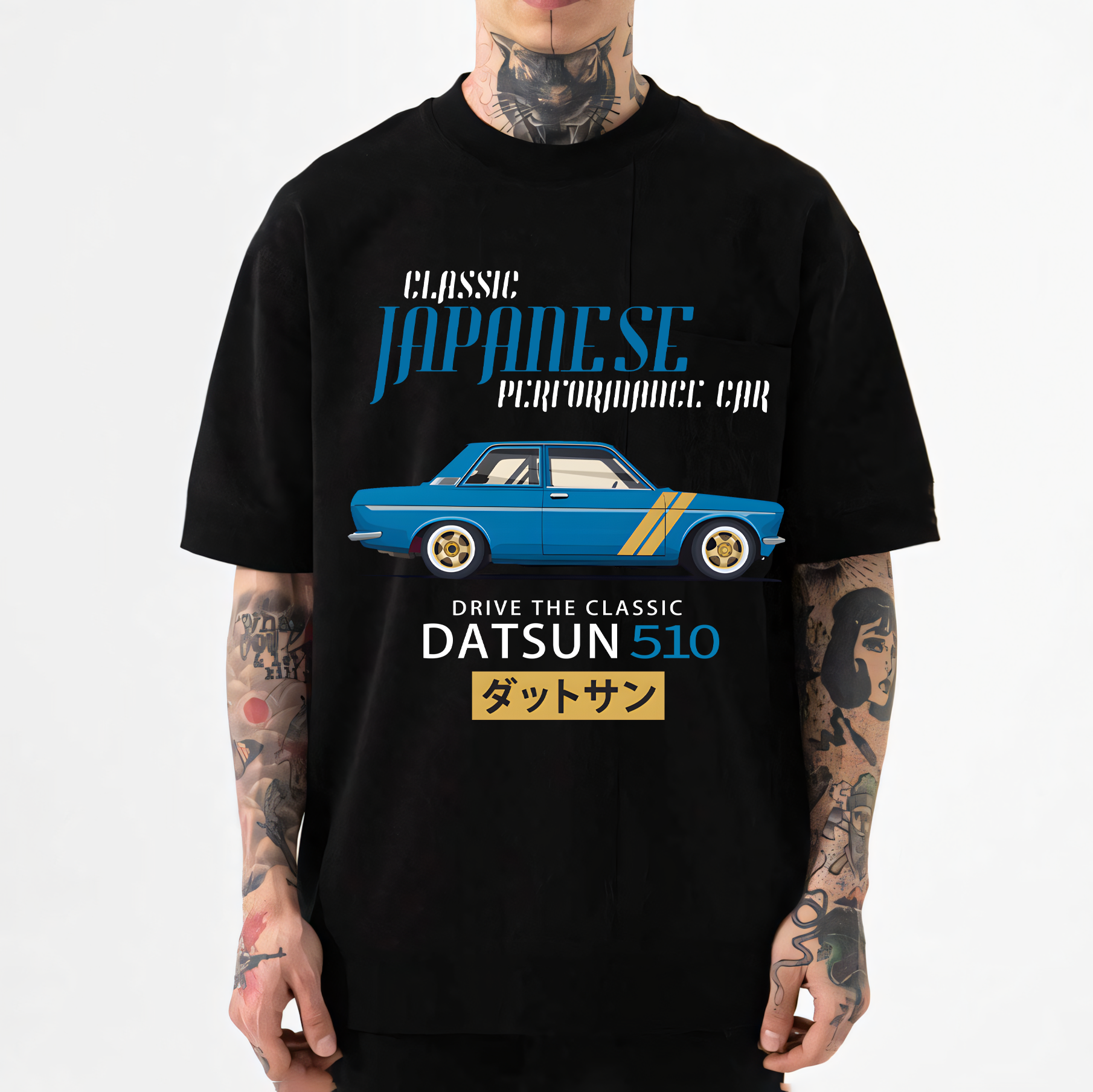 Nissan Datsun 510 Car Japanese Style Classic Tee