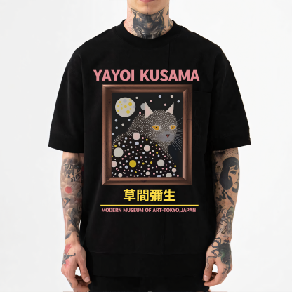 Yayoi Kusama Cat Japanese Style Classic Tee