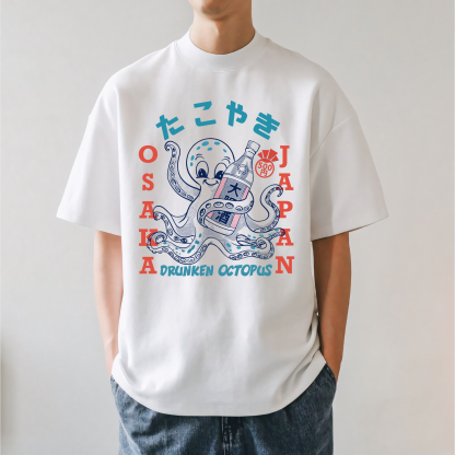 Osaka Drunken Octopus Japanese Style Classic Tee