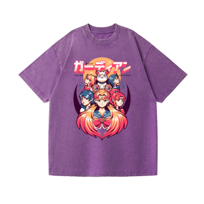 Sailor Moon Vintage Wash Japanese Design T-Shirt