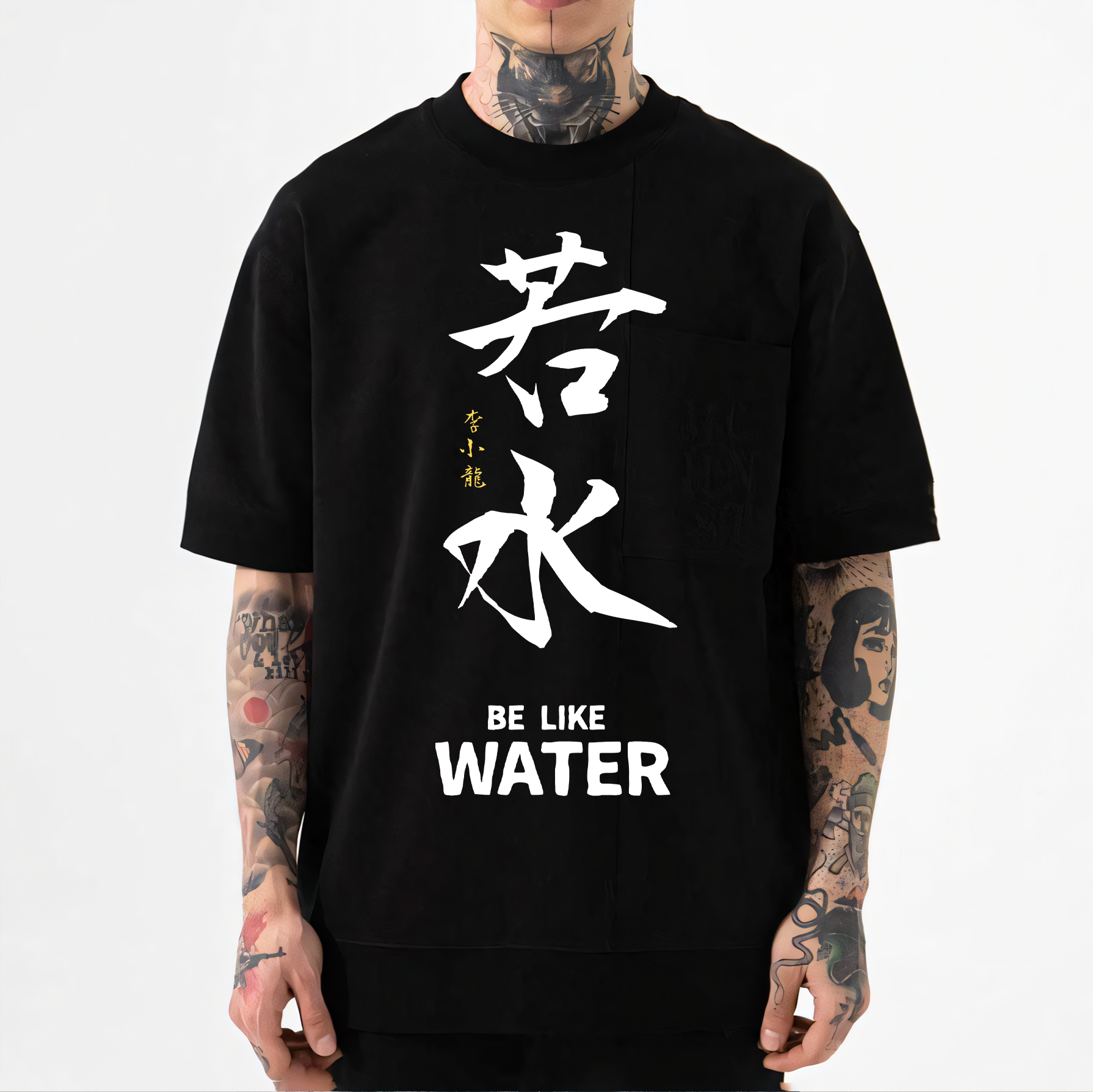 Bruce Lee Water Japanese Style Classic Tee