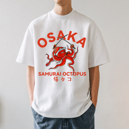 Samurai Octopus Japanese Style Classic Tee