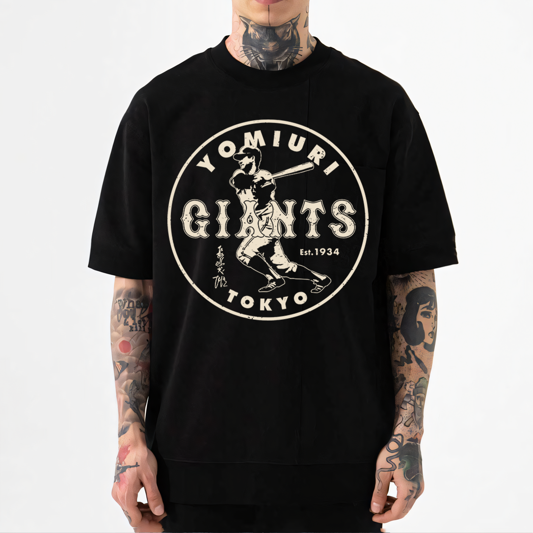 Yomiuri Giants Baseball Japanese Style Classic Tee