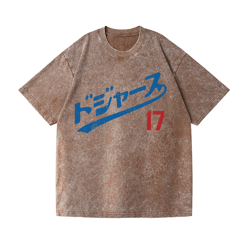 Dodger Vintage Wash Japanese Design T-Shirt