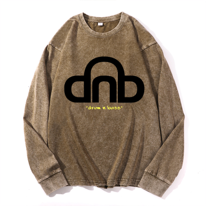 Vintage Cotton Wash Crewneck Sweatshirt