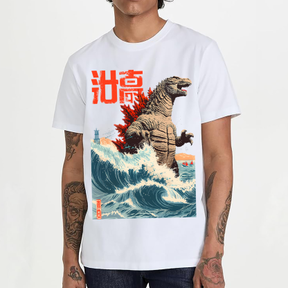 Godzilla Japanese Style Classic Tee