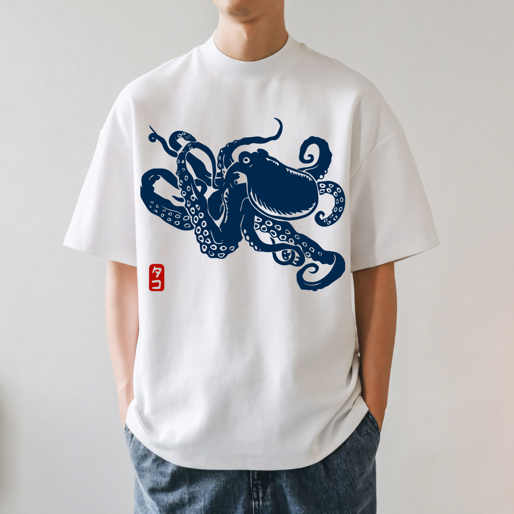 Octopus Japanese Style Classic Tee