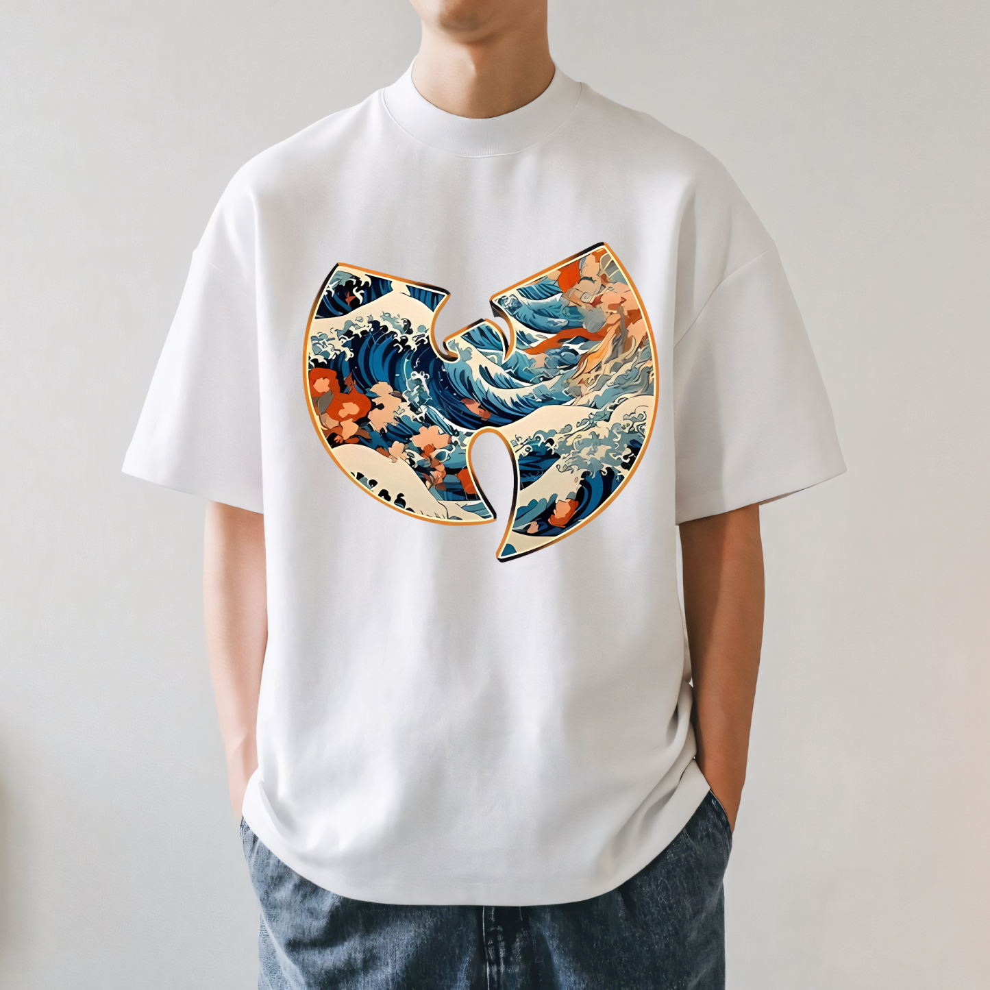 The Great Wave off Kanagawa Japanese Style Classic Tee