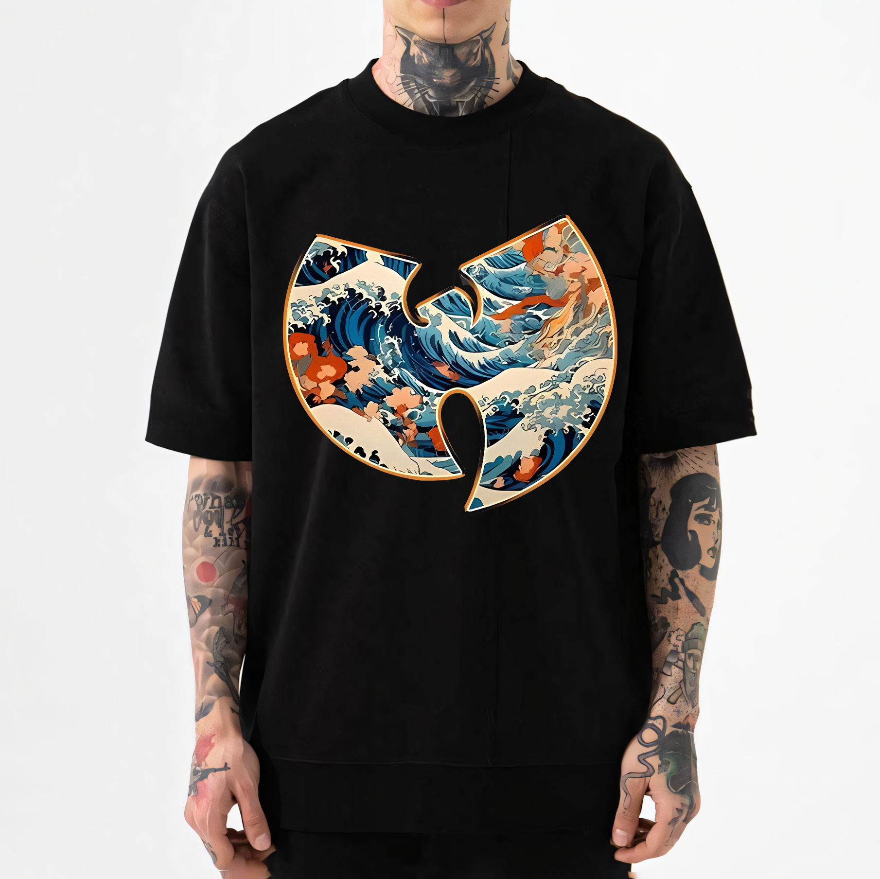 The Great Wave off Kanagawa Japanese Style Classic Tee