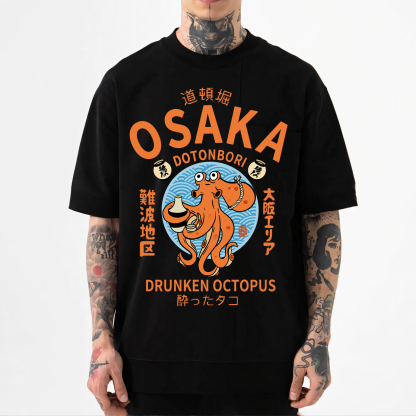 Drunken Octopus Japanese Style Classic Tee