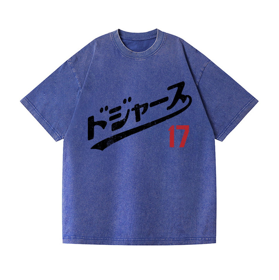 Dodger Vintage Wash Japanese Design T-Shirt
