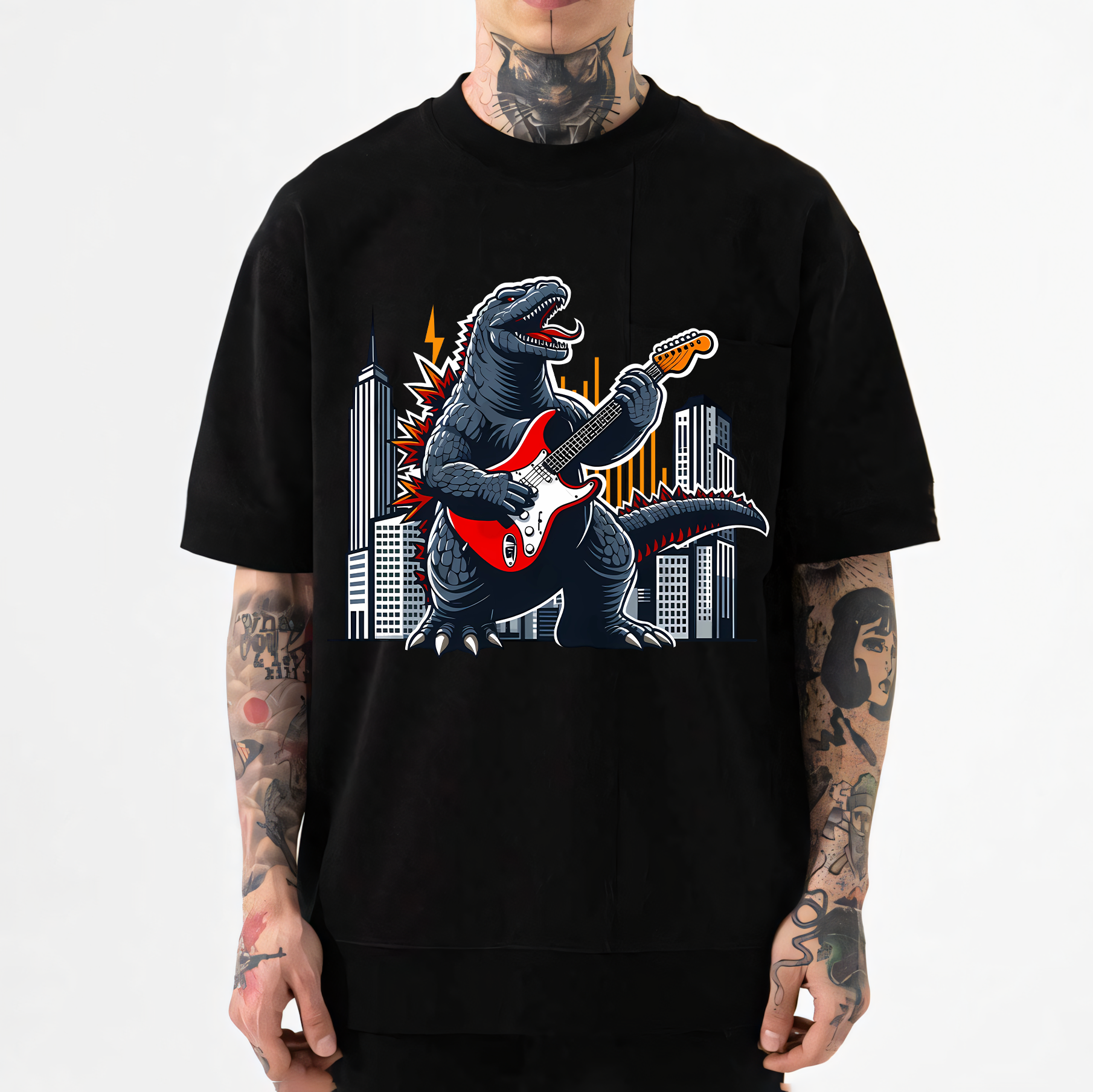Godzilla Japanese Style Classic Tee