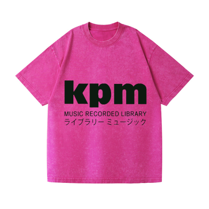 KPM Music Recorded Library Vintage Wash Japanese Design T-Shirt