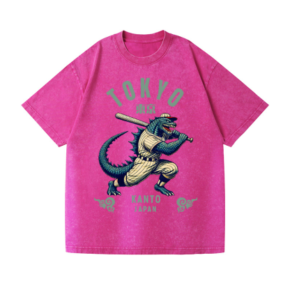 Tokyo Kanto Japan Vintage Wash Japanese Design T-Shirt