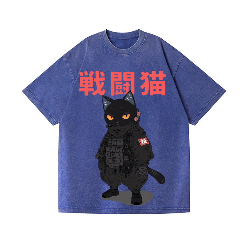 Vintage Wash Japanese Design T-Shirt