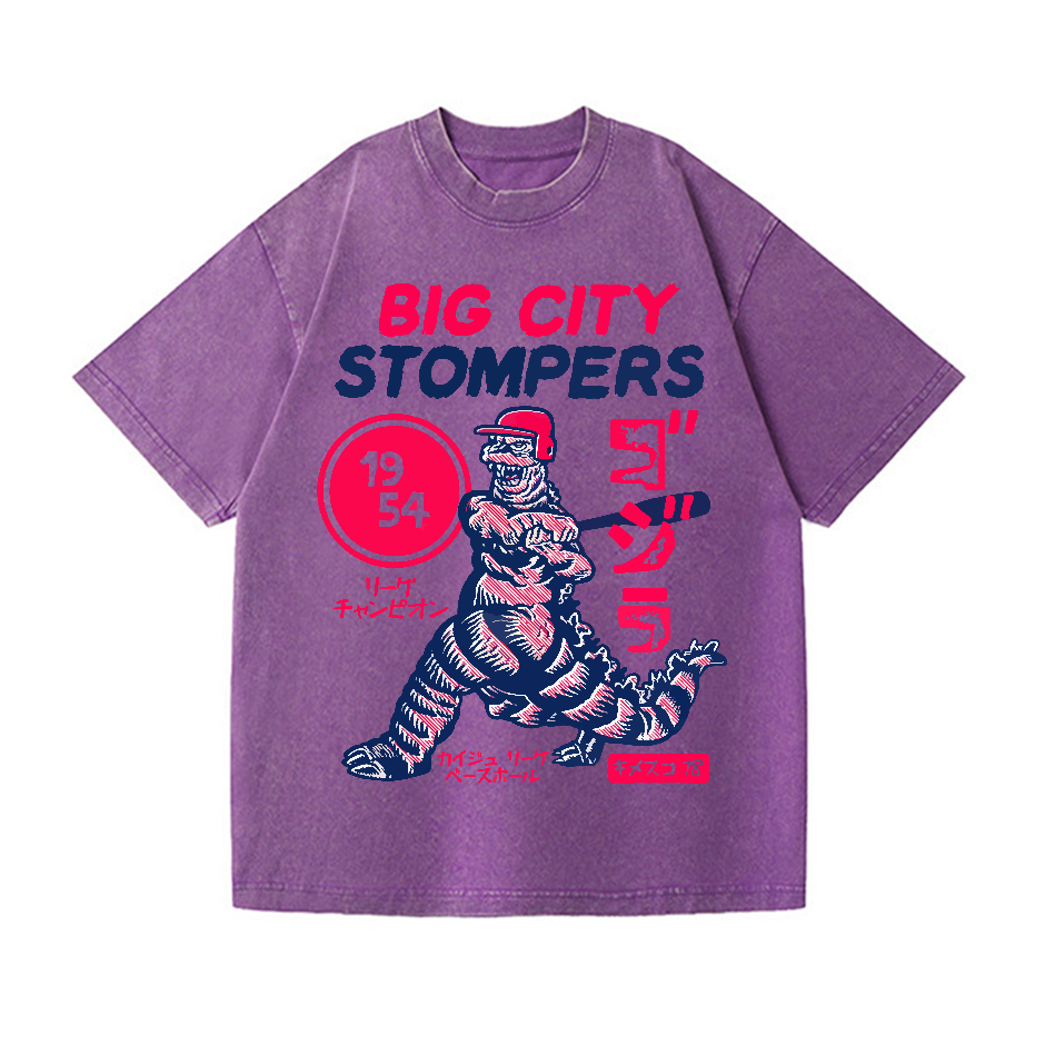 Big City Stompers Vintage Wash Japanese Design T-Shirt