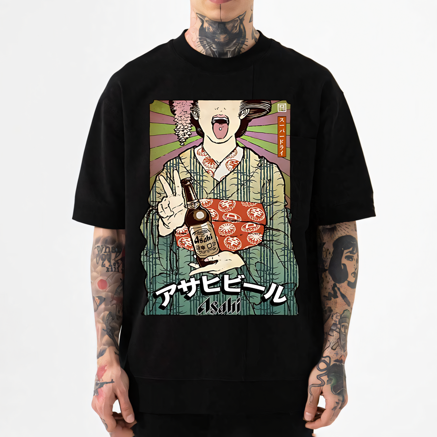 Asahi Geisha Japanese Style Classic Tee