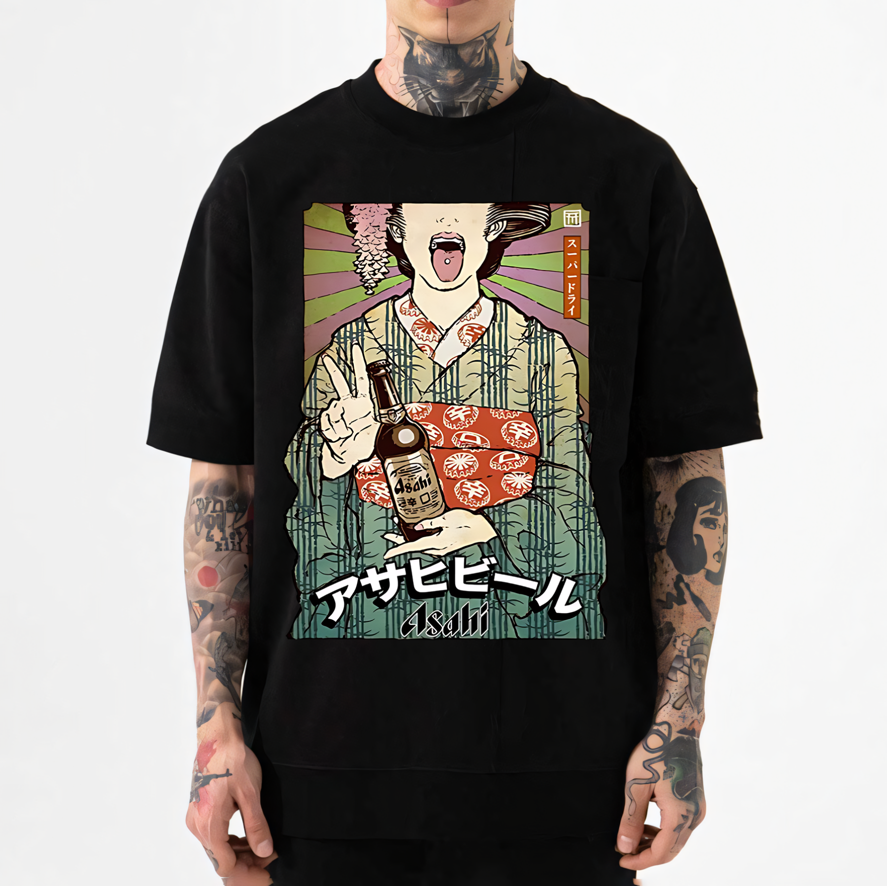 Asahi Geisha Japanese Style Classic Tee