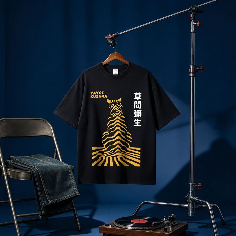 Yayoi Kusama Cat Japanese Style Classic Tee