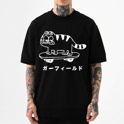 Garfield Cat Japanese Style Classic Tee
