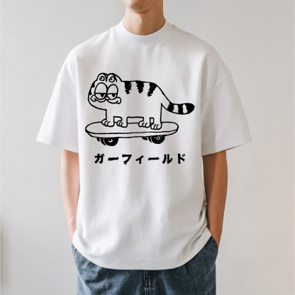 Garfield Cat Japanese Style Classic Tee