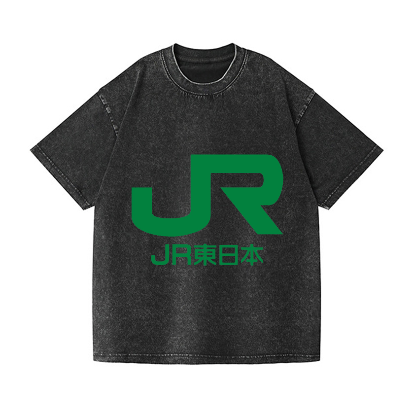 Vintage Wash Japanese Design T-Shirt