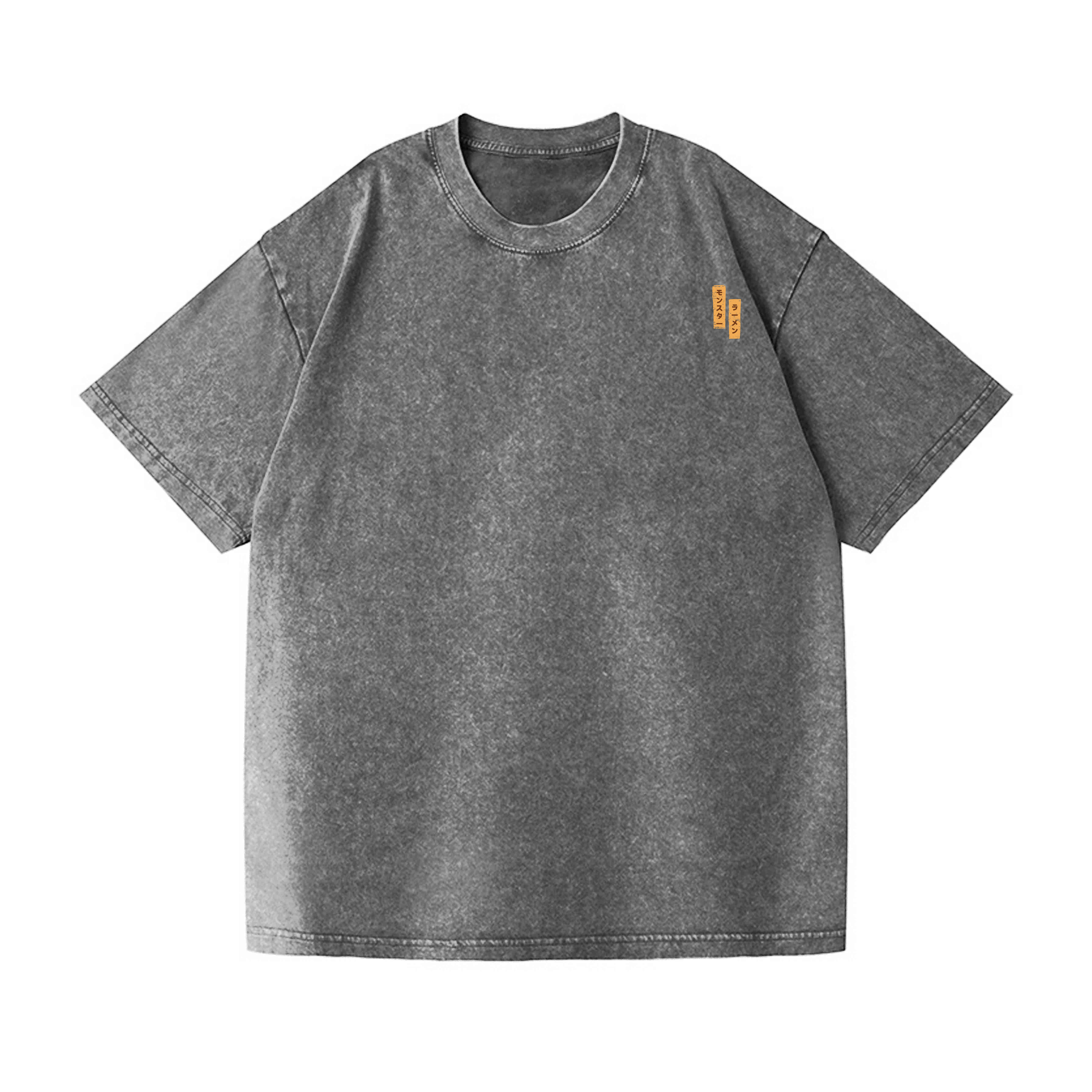 Hand-Pulled Noodle Vintage Wash Japanese Design Back Art T-Shirt