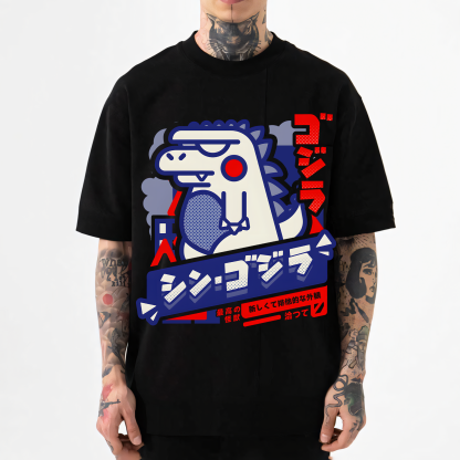 Godzilla Japanese Style Classic Tee