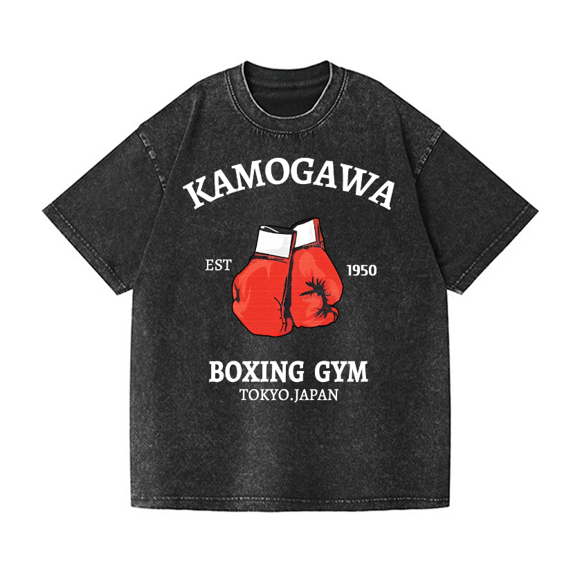 Kamogawa Vintage Wash Japanese Design T-Shirt